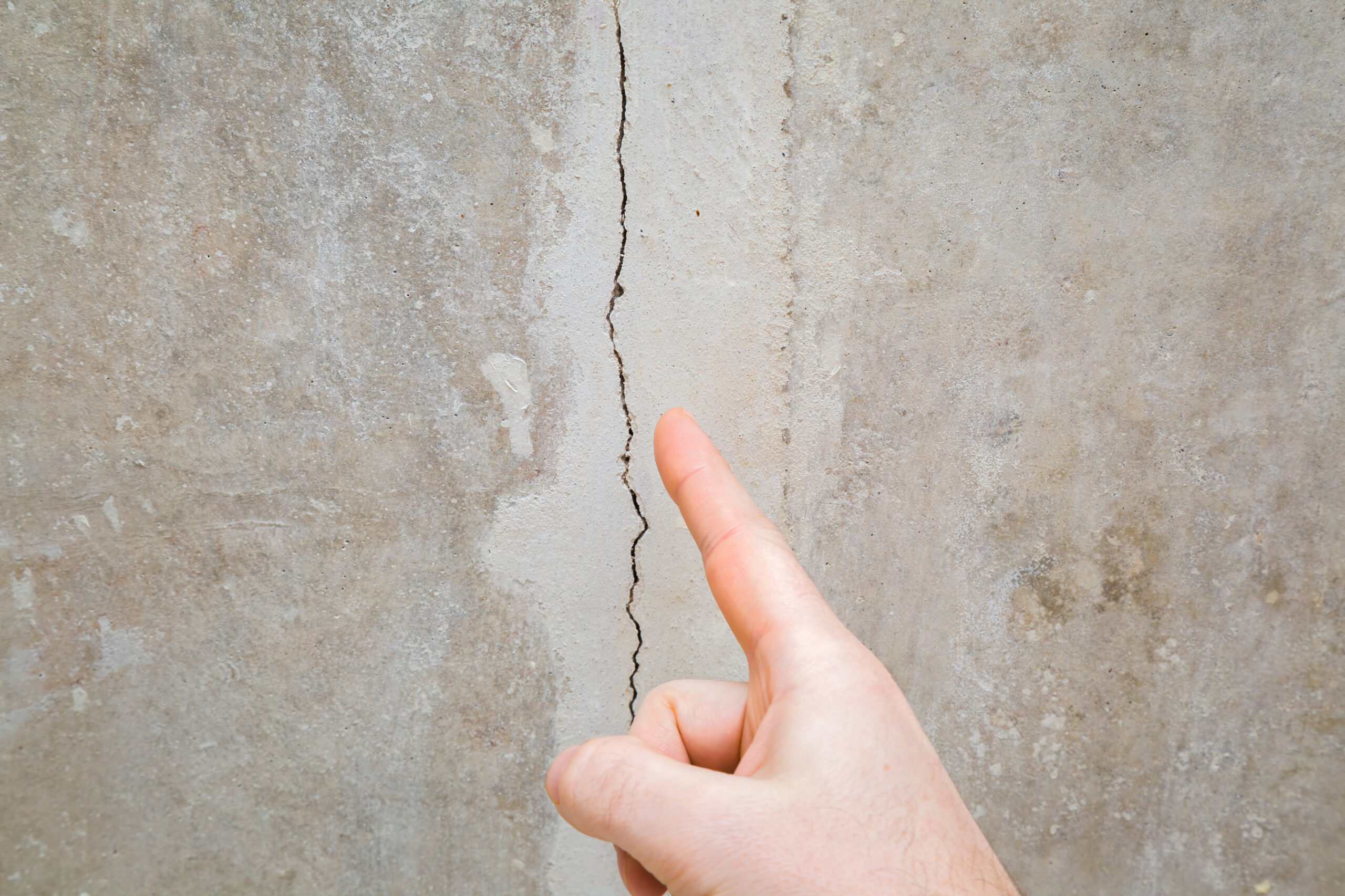 Foundation cracks are commonly found during home inspections